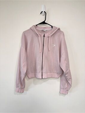 Gymshark 🦈 Cropped Zip-Up Hoodie Jacket